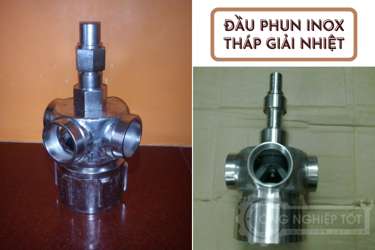 Đầu phun nước inox có khả năng làm việc tốt ở môi trường nước nhiệt độ cao, tính ăn mòn cao,...